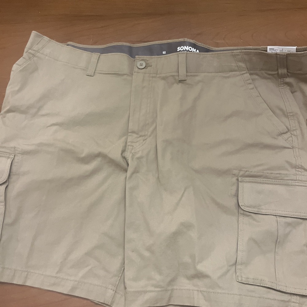 Somoma Cargo Shorts Big & TALL Lead Gray Size 52